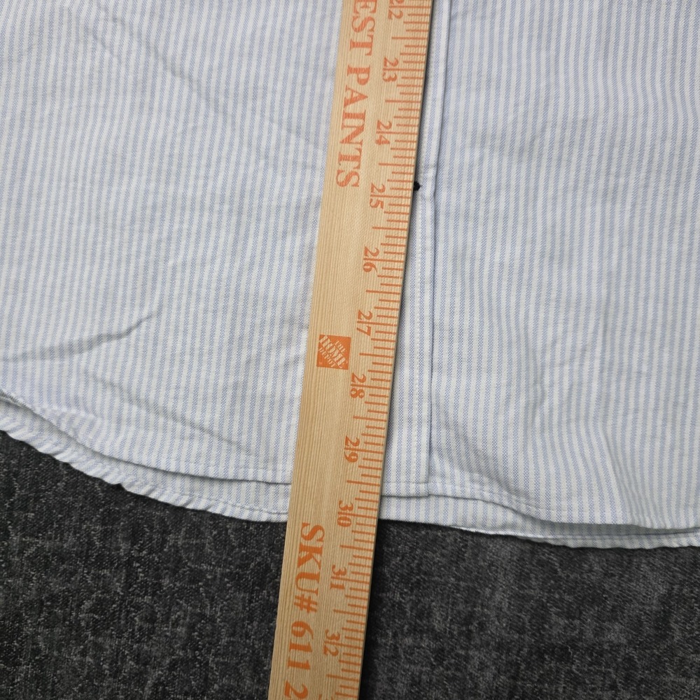Mr Marvis OCBD Oxford Button Down Shirt Mens XL Organic Cotton Handmade Portugal - Picture 6 of 11